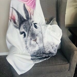 Easter Bunny Print Blanket quality